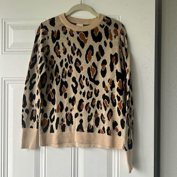 Leopard Sweater - A New Days - Great Condition - Size Small - Picture 1 of 3